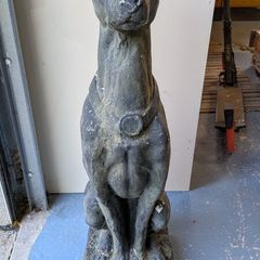 Dog statue