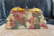 Vintage Beaded Floral Hand Bag