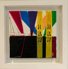 Original Art Original Painting of Titanic Harland Wolf