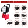 3-inch LED Work Light Suitable For Makita Milwaukee Dewalt 18V Lithium-ion Battery With Handle And USB Interface Flashlight Image 5