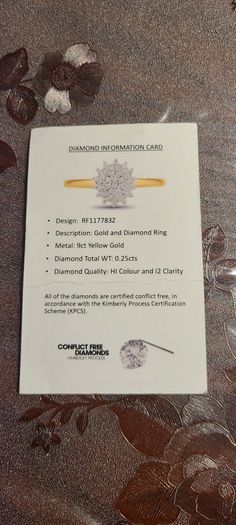 Madison Avenue 9ct Yellow Gold Diamond Band Ring