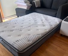 Mattress double supreme comfort with a small coffee stain