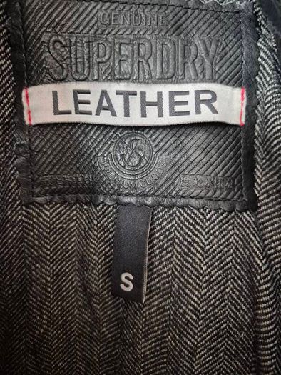 SuperDry Men's Leather Jacket