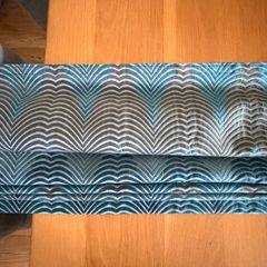 Perfect as new Roman blind handmade