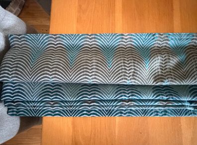 Perfect as new Roman blind handmade
