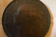 Antique Victorian British Britannia Coin Collectible Copper Penny Halfpenny