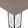 Gazebo 6x3 m Taupe Fabric Image 2