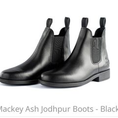 Mackey Ash Jodhpur Boots - Black size 36