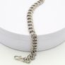 925 Sterling Silver Double Link Bracelet, Birmingham 1978 Image 7