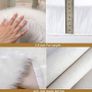 MULTIPLE SIZES/COLOURS AVAILABLE Faux Fur Fluffy Rug Faux Sheepskin Rugs White Floor Carpet for Bedrooms Living Room, White/2'x 4' Image 4