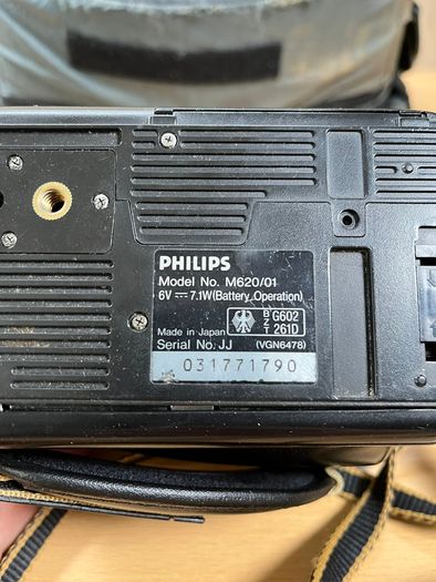 Videocamera Vintage PHILIPS Explorer Camcorder m620/01 - Spares and Repairs