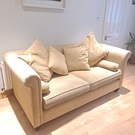 3 Seater Gold Sofa for Sale