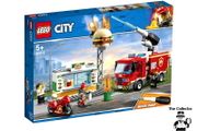 LEGO City Burger Bar Fire Rescue Set 60214 Brand New Sealed