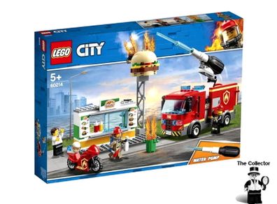 LEGO City Burger Bar Fire Rescue Set 60214 Brand New Sealed