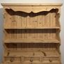 Small Solid Pine Dresser with Shelves Image 3