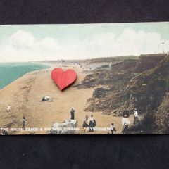 Ireland Postcard : The South Beach and Bathing Strand , Greystones , Co. Wicklow