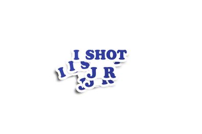 I Shot JR Glossy Stickers 2-Pack