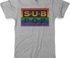 Sup pop rainbow T shirt size S