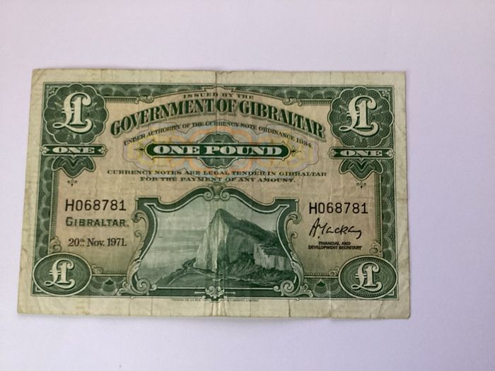 banknotes  Gibraltar