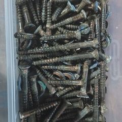 Brass screws used