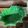 Vintage Appolia French Ceramic Sunflower Baking Form in Provincial Green Image 4