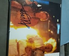 Michael J Fox autographed back to the future picture with Beckett coa