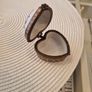 Heart Shaped Pill or Trinket Box Hinged Image 2