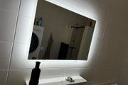 LED Bathroom mirror  Illuminated Mirror LED Bathroom Mirror  Bathroom Mirror Wall Mirror Bathroom Mirror with Lighting Bathroom Mirror LED Touch