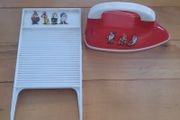 Vintage Snow White &amp; the Seven Dwarfs Toy iron &amp; washboard