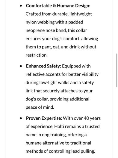 Halti Headcollar