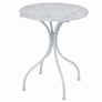 3 Piece Bistro Set Steel Greyish White Image 3