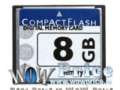 CF Compact Flash Memory Card 8 GB