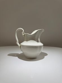 Antique Belleek Fermanagh (1st Black Mark) Cream Jug