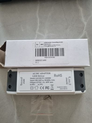 15  Mekeet 12v 5a 60w Led Drivers New In Box
