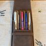 Fountain Pen - Genuine Leather 5 Pen Case - Dee Charles - brand new Image 2