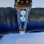 Natural Honey Quartz 3 ct  Ring 925 Silver Image 8
