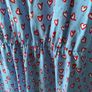 dress midi dress powder blue with hearts size medium monki brand Image 10