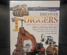 Discover diggers and construction vehicles. Educational Box Set. WOL Digger Gift