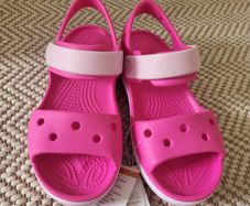 Girls Crocs pink bayaband