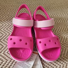 Girls Crocs pink bayaband