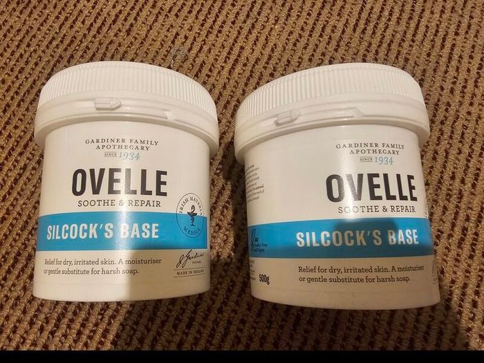 Two Brand New Sealed Ovelle Sooth & Repair Silcock's Base 500g each