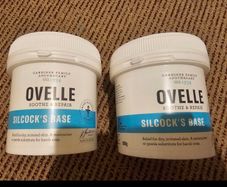 Two Brand New Sealed Ovelle Sooth & Repair Silcock's Base 500g each