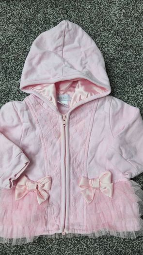 Pink baby girls jacket