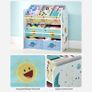 Kids Storage unit nursery storage  Nursery Shelf with 7 Boxes Image 4