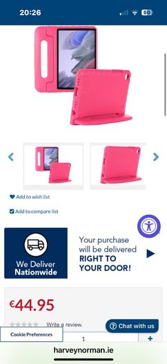 Samsung A7 tablet cover