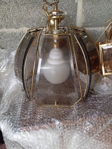 Vintage lights with matching wall lights