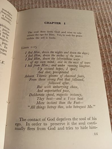 1974 The Hound of Heaven by Francis Thompson.