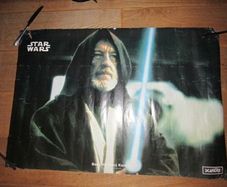 Star Wars Ben (Obi Wan) Kenobi Scanlite 1982 Poster