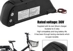 36V lithium li-ion e-bike Battery
