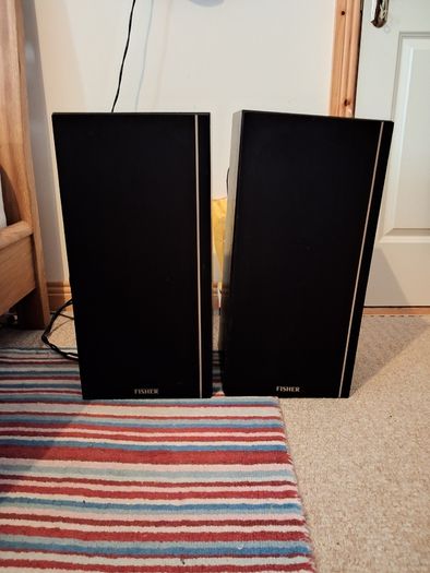vintage fisher st67 large speakers